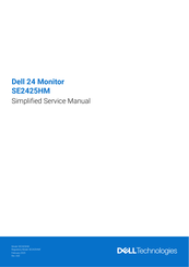 Dell SE2425HM Simplified Service Manual