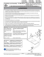 PEERLESS PM 27C Installation And Assembly Manual