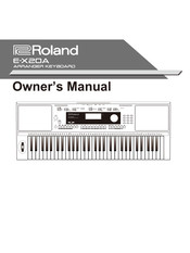 Roland E-X20A Owner's Manual