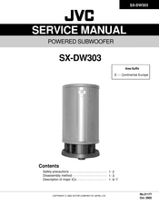 JVC SX-DW303 Service Manual