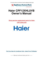 Haier AC482AFEAA Service Manual