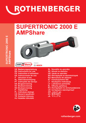 Rothenberger SUPERTRONIC 2000 E Instructions For Use Manual