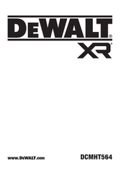 DeWalt DCMHT564 Original Instructions Manual