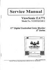 ViewSonic EA771 Service Manual