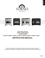 Forno JKD36A1 Series Instruction Manual