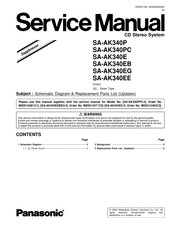 Panasonic SA-AK340P Service Manual
