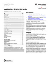 Rockwell Automation Allen-Bradley GuardShield Micro 400 Installation Instructions Manual