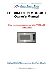 Electrolux GLMB186 Use & Care Manual