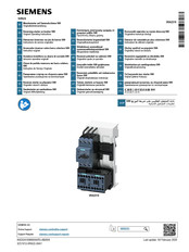 Siemens 3RA2210 Original Operating Instructions