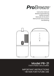 ProBreeze PB-21 Instruction Manual
