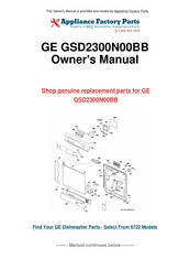 GE HDA3000 Series Owner's Manual