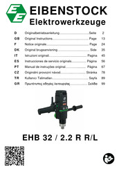 EIBENSTOCK EHB 32 / 2.2 R R/L Original Instructions Manual