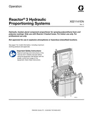 Graco Reactor H-XP2 Elite Manual