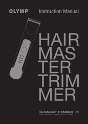 Olymp HairMaster z4t Instruction Manual