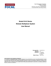 Focal 914-HDE User Manual