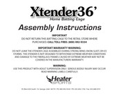 Heater Sports Xtender36' Assembly Instructions Manual