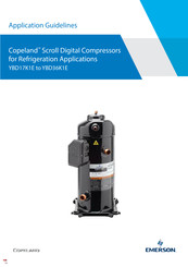 Emerson Copeland YBD17K1E Application Manuallines