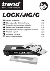 Trend LOCK/JIG/C Original Instructions Manual