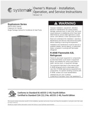 SystemAir changeair Sophomore 5000 Series Owner's Manual