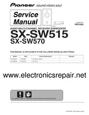 Pioneer SX-SW570 Service Manual