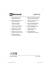 EINHELL 34.034.60 Original Operating Instructions