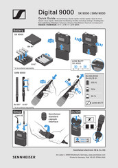 Sennheiser SK 9000 Quick Start Manual