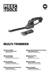 Meec tools 001-503 Operating Instructions Manual
