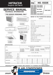 Hitachi RAK-65NH5 Service Manual