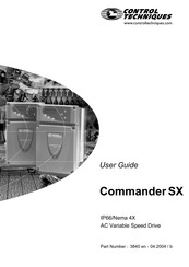 Control Techniques Commander SX User Manual