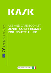 Kask ZENITH Use And Care Booklet