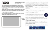Naxa NID-1051 Quick Setup Manual