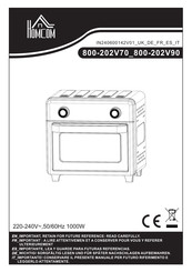 HOMCOM 800-202V70 Manual