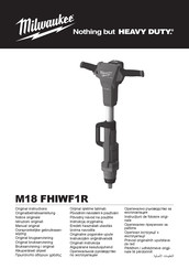 Milwaukee HEAVY DUTY M18 FHIWF1R Original Instructions Manual
