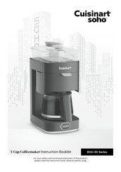 Cuisinart soho DCC-5C Series Instruction Booklet