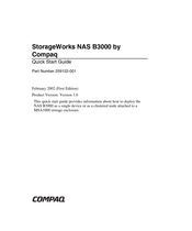 Compaq StorageWorks NAS B3000 Quick Start Manual