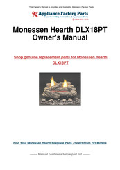 Monessen Hearth DLX28 Installation And Operating Instructions Manual