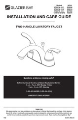 Glacier bay 67091W-6101 Installation And Care Manual