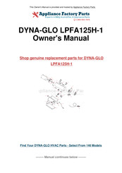 Dyna-Glo RMC-FA60DGD User's Manual And Operating Instructions