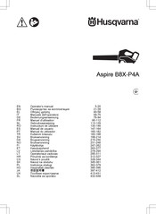 Husqvarna Aspire B8X-P4A Operator's Manual