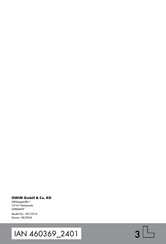 Silvercrest 460369 2401 Operation And Safety Notes