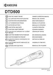 Kyocera DTD500 Owner's Operating Manual