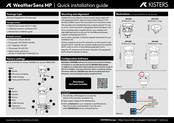 KISTERS HydroMet WeatherSens MP500 Quick Installation Manual