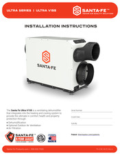 Santa Fe ULTRA Series Installation Instructions Manual
