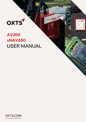 OXTS xNAV650 User Manual