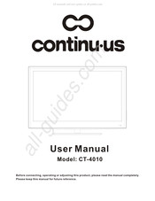Continu.us CT-4010 User Manual