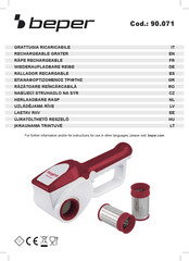 Beper 90.071 Manual