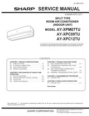 Sharp AY-XPC12TU Service Manual