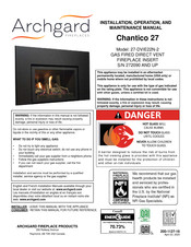 Archgard 27-DVIE22N-2 Installation, Operation And Maintenance Manual
