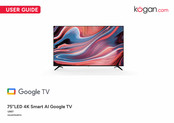 Kogan KALED75U95TA User Manual