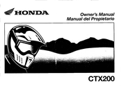 Honda 2002 CTX200 Owner's Manual